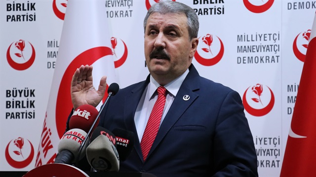 Büyük Birlik Partisi Genel Başkanı Mustafa Destici