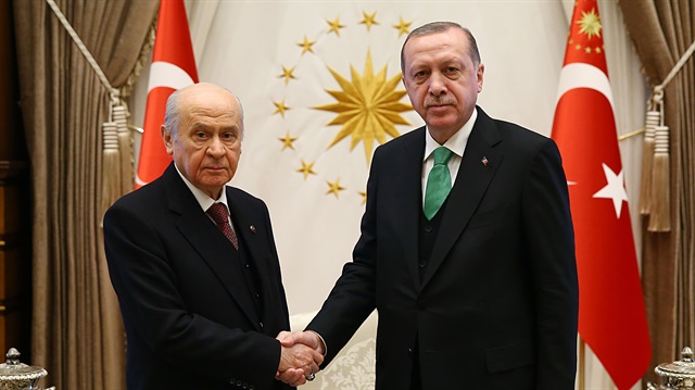 Cumhurbaşkanı Recep Tayyip Erdoğan - MHP Genel Başkanı Devlet Bahçeli