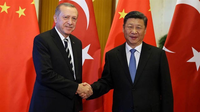 Cumhurbaşkanı Recep Tayyip Erdoğan ile Çin Halk Cumhuriyeti Devlet Başkanı Şi Cinping
