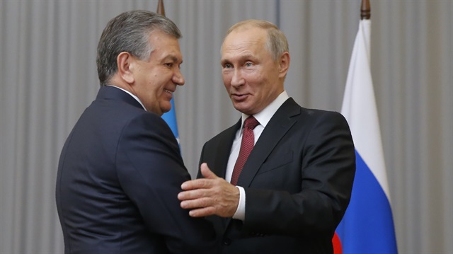 Arşiv: Rusya Devlet Başkanı Putin, Özbekistan Cumhurbaşkanı Mirziyoyev 