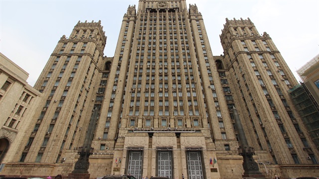 Rusya Dışişleri Bakanlığı binası.