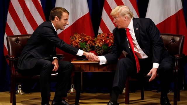 Arşiv: Fransa Cumhurbaşkanı Macron, ABD Başkanı Trump
