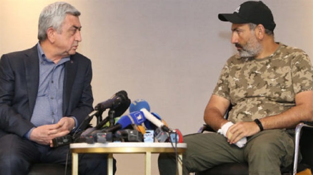Paşinyan, Sarkisyan'ın Ermenistan'daki "yeni gerçekliği" anlamadığını söyledi.