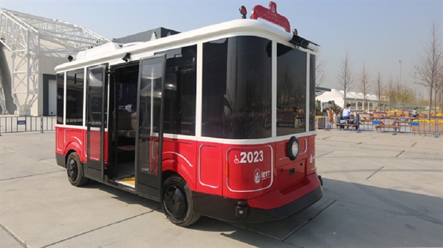 İETT'nin elektrikli ve sürücüsüz konsept aracına 2023 ismi verildi. 