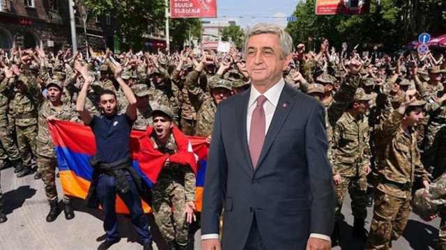 Serj Sarkisyan, protestoların ardından istifa etti.