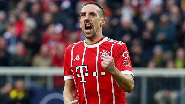 Ribery bu sezon Bayern formasıyla çıktığı 30 maçta 6 gol atarken 5 de asist yaptı.