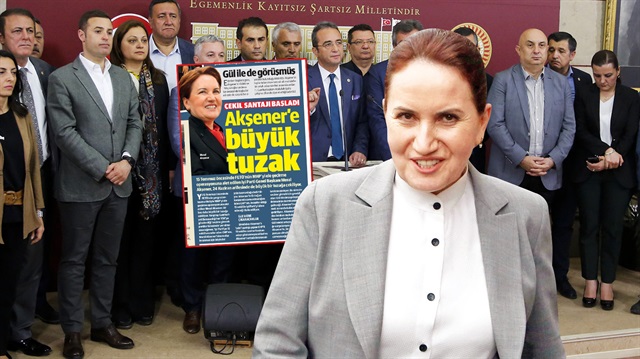 Yeni Şafak, Akşener'e yönelik CHP'nin kurduğu seçim tuzağını bugün ilk sayfasına taşıdı.