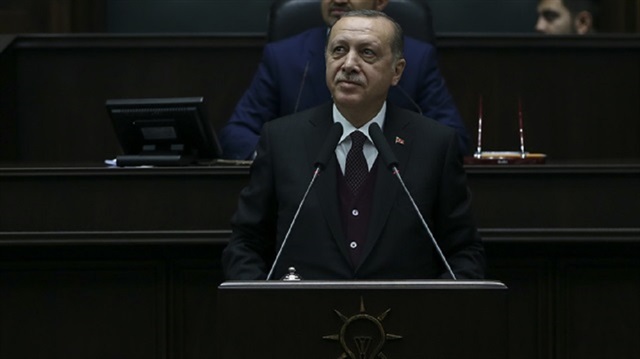 أردوغان يتحدث في الجمعية العامة لحزبه