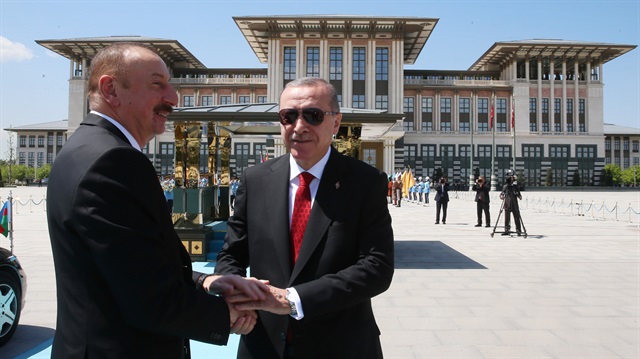 Cumhurbaşkanı Erdoğan ve Azeri mevkidaşı Aliyev