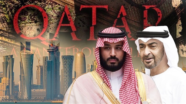 Saudi Arabia’s Crown Prince Mohammed bin Selman and UAE’s Crown Prince Muhammad bin Zayid