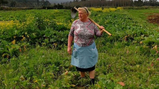 İspanyalı çiftçi Dolores Leis Antelo. 
