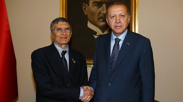 Cumhurbaşkanı Erdoğan ile bilim insanı Prof. Dr. Aziz Sancar