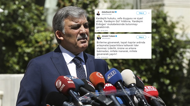 Gül'ün açıklamalarına AK Parti'den de farklı yanıtlar geldi.
