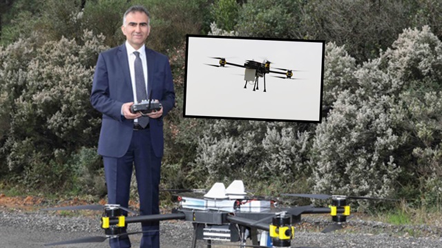 “Dronecell” 120 metre yükseklikten 5 km2’lik bir alanda 4.5G hizmeti veriyor. 