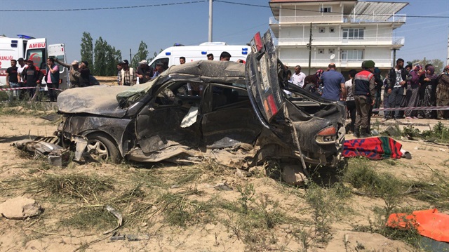 Konya Akşehir'de trafik kazası meydana geldi.