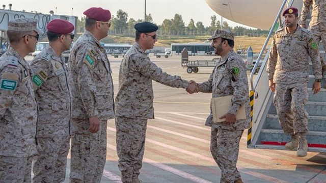 Efes 2018 Tatbikatı'na katılacak Suudi Arabistanlı birliklerin İzmir'e ulaştığı bildirildi.