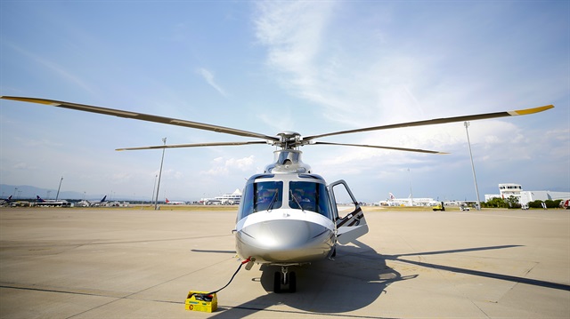 AW139 model helikopteri 