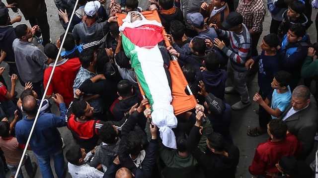 Arşiv: İşgalci İsrail askerleri daha önce de 21 yaşındaki Filistinli Muhammed'i şehit etmişti.