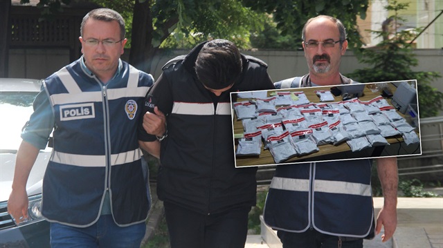Konya'daki olayın failleri kısa sürede polis ekiplerince yakalandı.