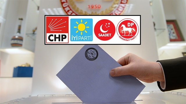 24 Haziran'daki seçime 4 parti ittifak yaparak girme kararı aldı.