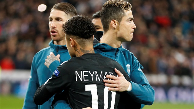 Neymar ile Ronaldo bu sezon Devler Ligi'nde rakip oldular.
