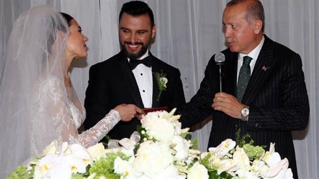Cumhurbaşkanı Erdoğan, Alişan'ın nikah şahidi oldu