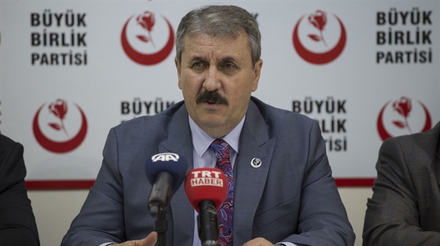 BBP Genel Başkanı Mustafa Destici açıklama yaptı. 