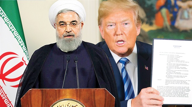ABD Başkanı Donald Trump, İran'la yapılan nükleer 
anlaşmadan çekildiklerini duyurdu.