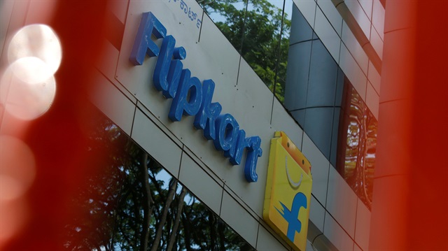File Photo: The logo of India's e-commerce firm Flipkart is seen on the company's office in Bengaluru, India April 12, 2018.