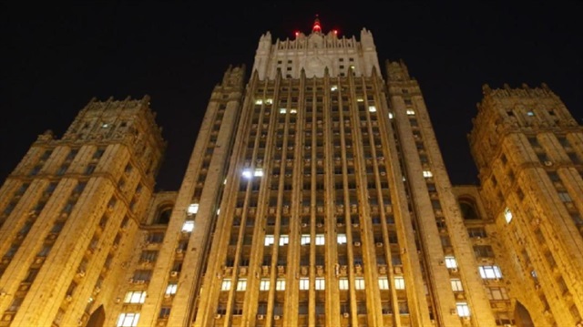 Russian Foreign Ministry building in Moscow