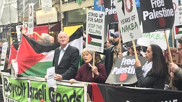 Israel protested in London on 70th Nakba anniversary