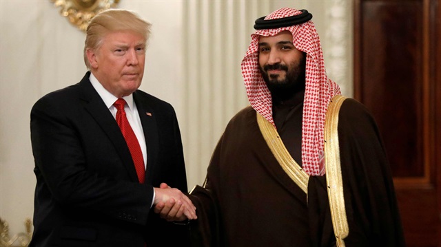 ABD Başkanı Donald Trump ve Suudi Arabistan Veliaht Prensi Bin Selman