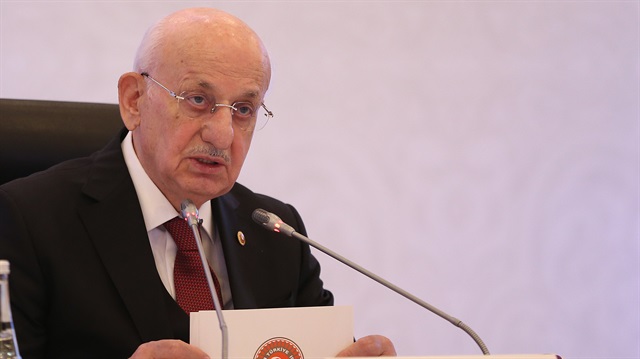 رئيس البرلمان التركي يدعو إلى عدم الصمت حيال ما يحدث في فلسطين