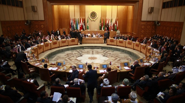 Arap Birliği'nin Mısır'ın başkenti Kahire'deki genel kurul salonu