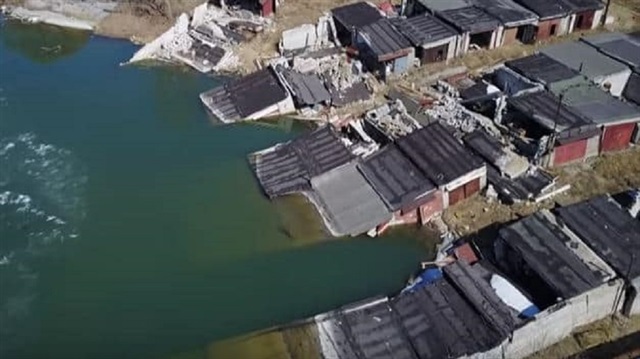 شاهد: المياه تُغرق مدينة الأشباح الروسية
