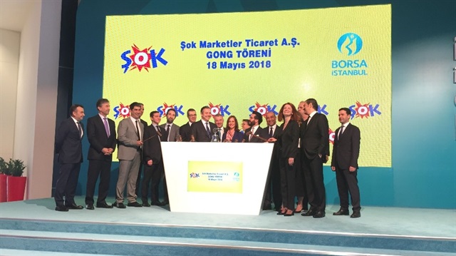 Şok Marketler, Yıldız Holding’in Ülker Bisküvi, Gözde Girişim, Makine Takım, Bizim Toptan, Kerevitaş ve Ufuk Yatırım’dan sonra Borsa İstanbul’da işlem gören 7’inci şirketi oldu.