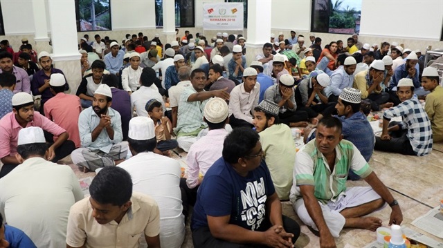 Sri Lanka’da ilk iftar açıldı