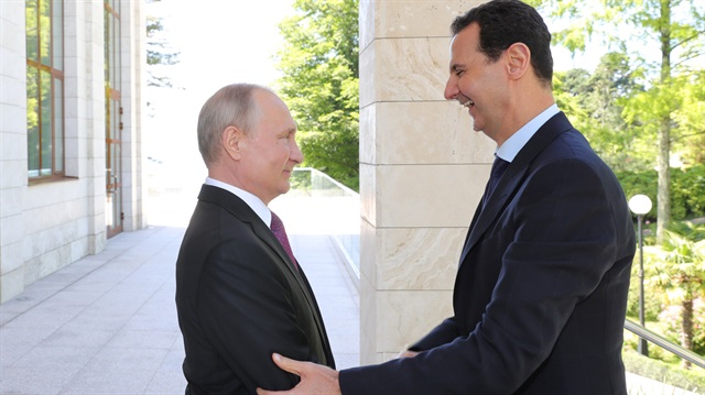 Rusya Devlet Başkanı Vladimir Putin ve Beşşar Esed Soçi'de görüştü. 