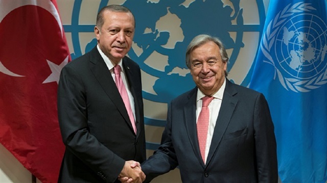 أردوغان يهاتف الأمين العام للأمم المتحدة  

