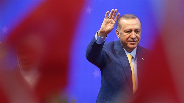Cumhurbaşkanı Erdoğan, Bosna Hersek'in başkenti Saraybosna'da 6. UETD Genel Kurulu'nda hitap etti.