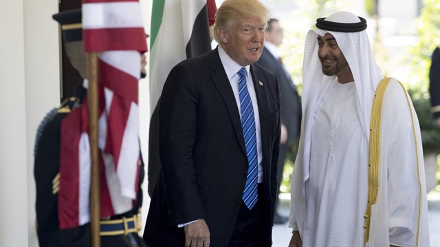 Donald Trump and UAE's Sheikh Mohammed bin Zayed
