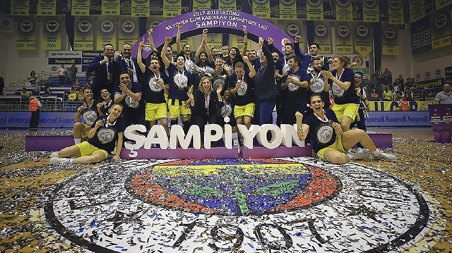 Beating Near East University 62-53 in playoffs, Fenerbahce have become champions of this season after winning series 3-1