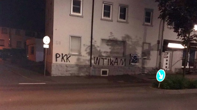 Supporters of terrorist group PYD/PKK attack mosque in Erdmannhausen, southern Germany