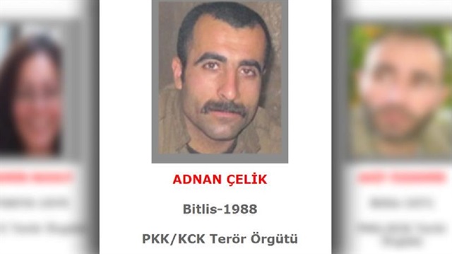 Terör örgütünün Siirt Deştova Gücü sorumlusu Kendal kod adlı terörist Adnan Çelik