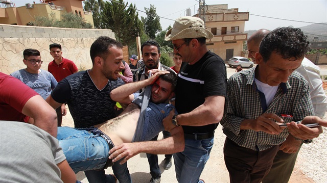 İşgalci İsrail güçleri, Batı Şeria'daki göstericilere saldırdı