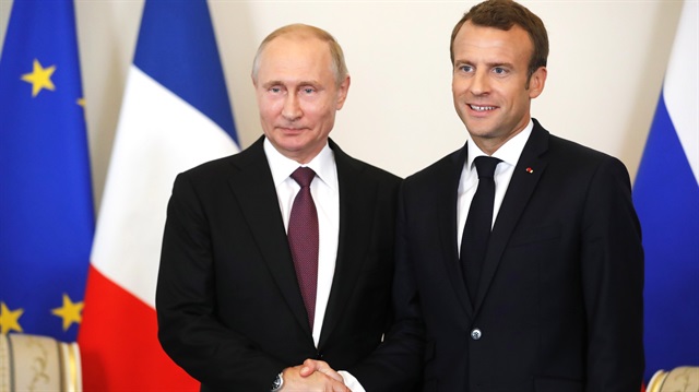 بوتين وماكرون يتفقان على إطلاق اللجنة الدستورية في سوريا