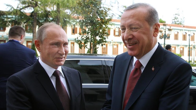 Rusya Devlet Başkanı Vladimir Putin - Cumhurbaşkanı Recep Tayyip Erdoğan