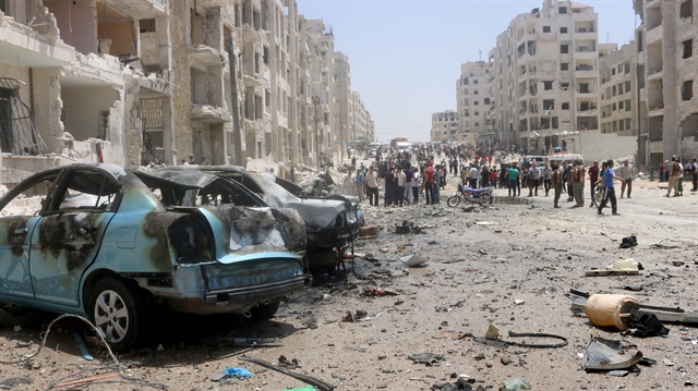 مقتل مدنيين اثنين بانفجار سيارة مفخخة في إدلب السورية
