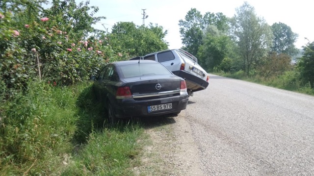 Sinop'ta meydana gelen trafik kazasında 2 kişi yaralandı. 