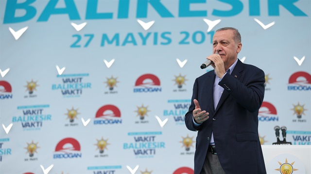 ​Cumhurbaşkanı Erdoğan, AK Parti Balıkesir mitinginde vatandaşlara hitap etti